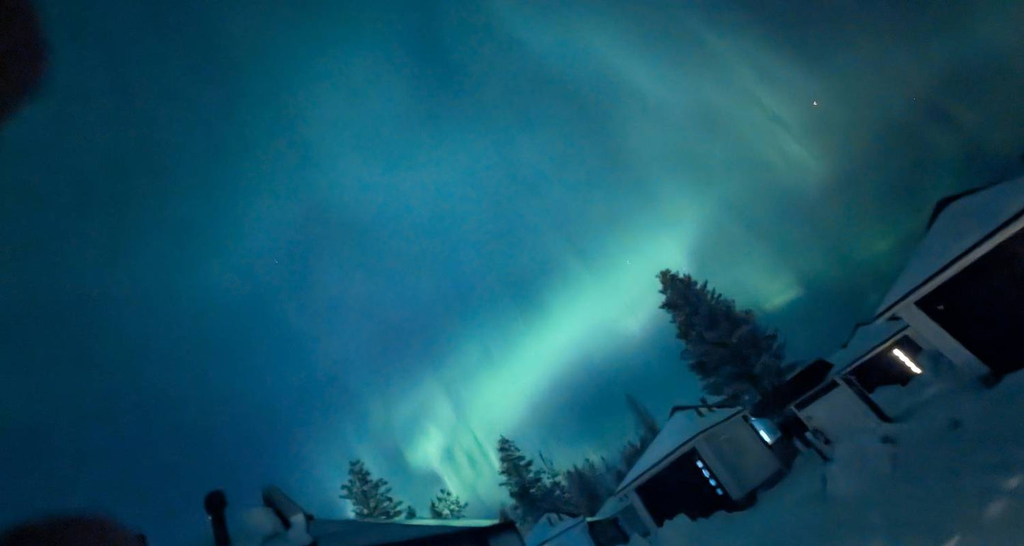 Aurora Borealis & Glass Igloo