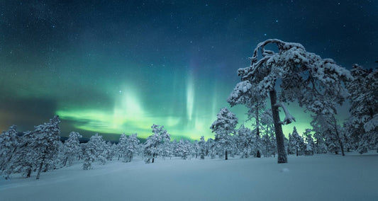 Aurora Borealis & Glass Igloo