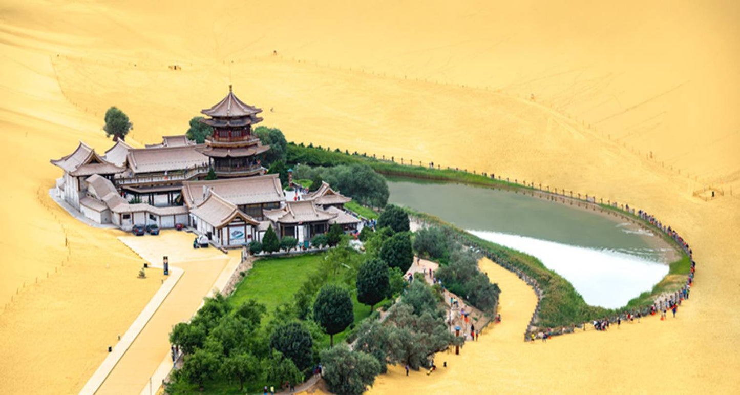 Lanzhou to Dunhuang Small Group Tour 8D: Deep into Badain Jarhan Desert